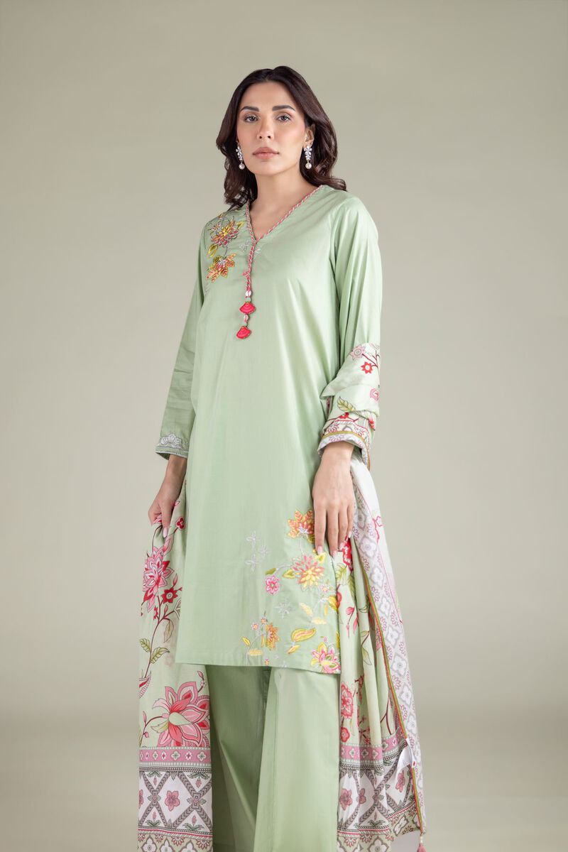 Mint Lawn Dupatta