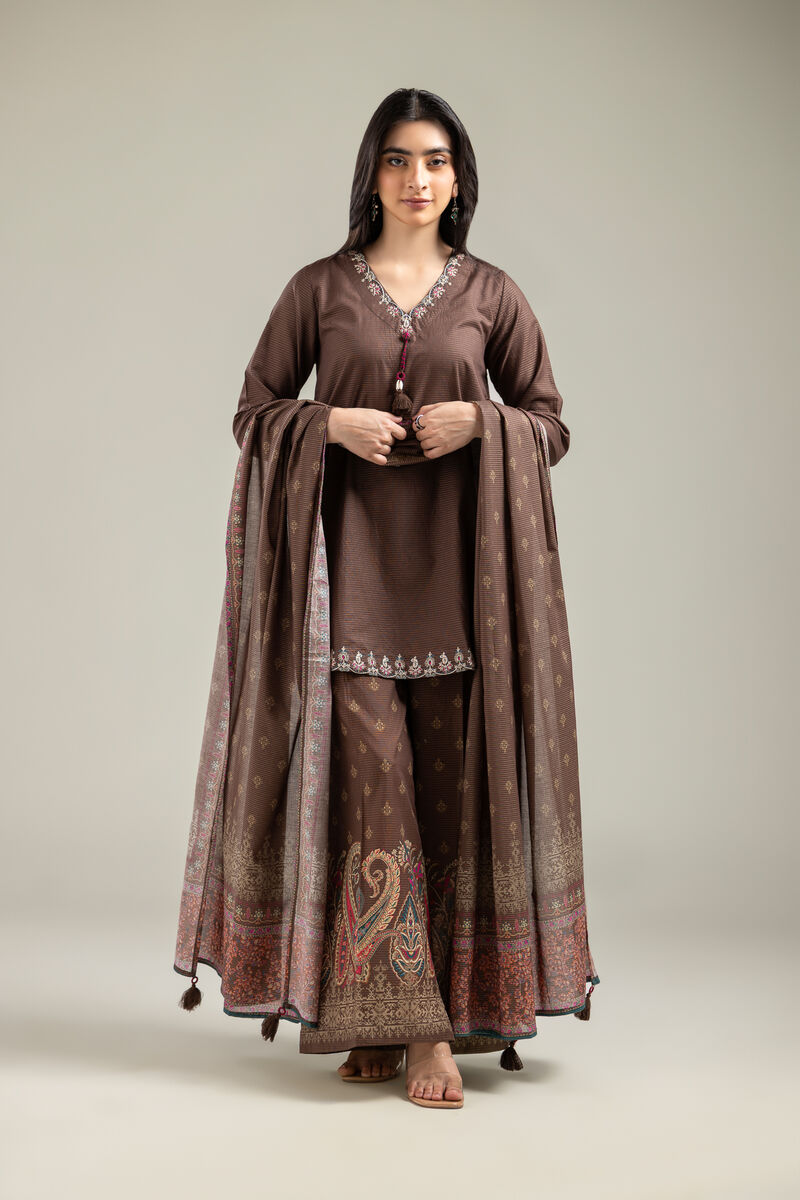 Brown Mesuri Dupatta