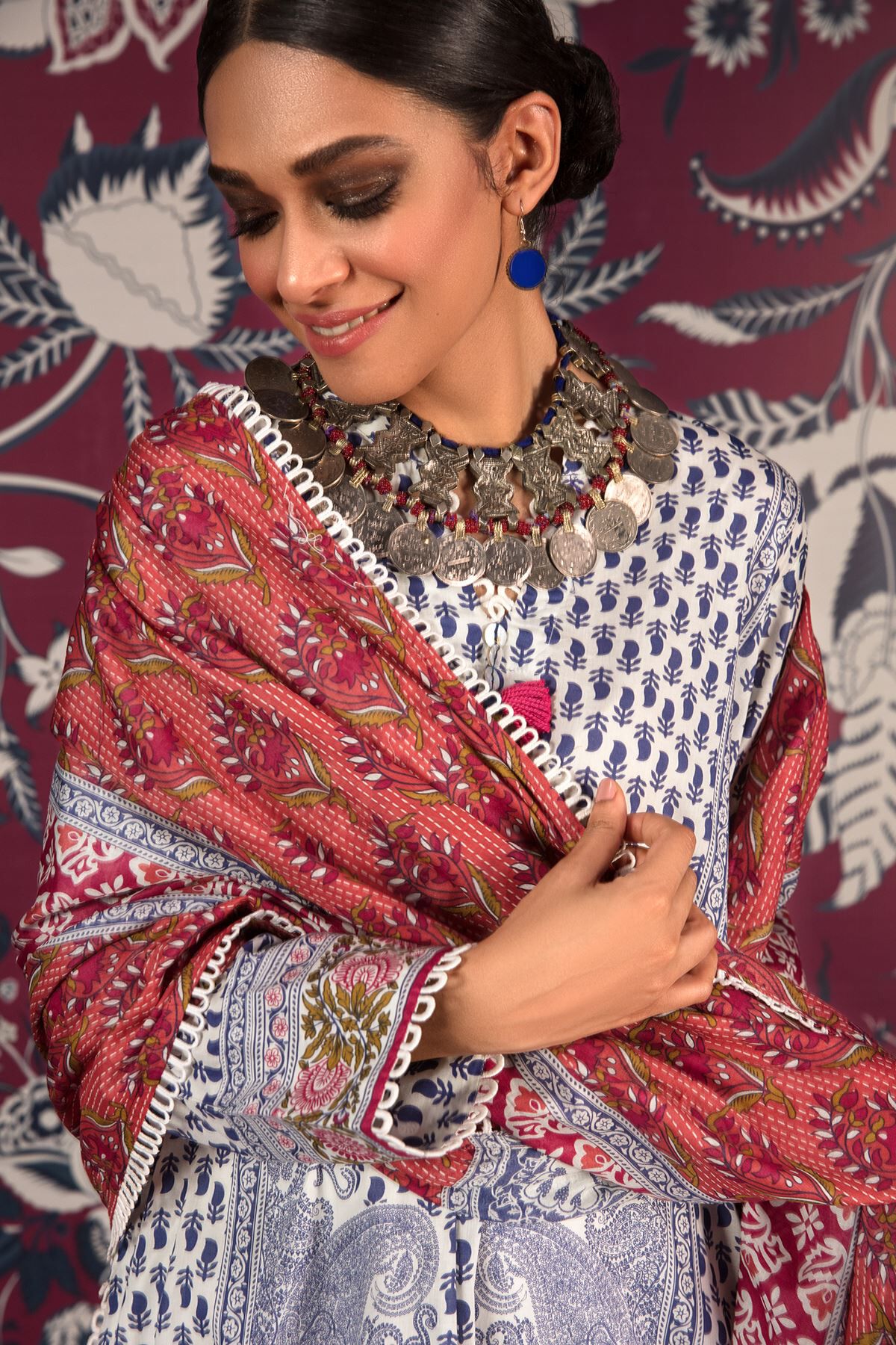 Buy Fabrics 3 Piece Suit 1495.00 PKR 1001763252 Khaadi Pakistan