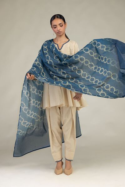Textured Cotton Shalwar, image 1