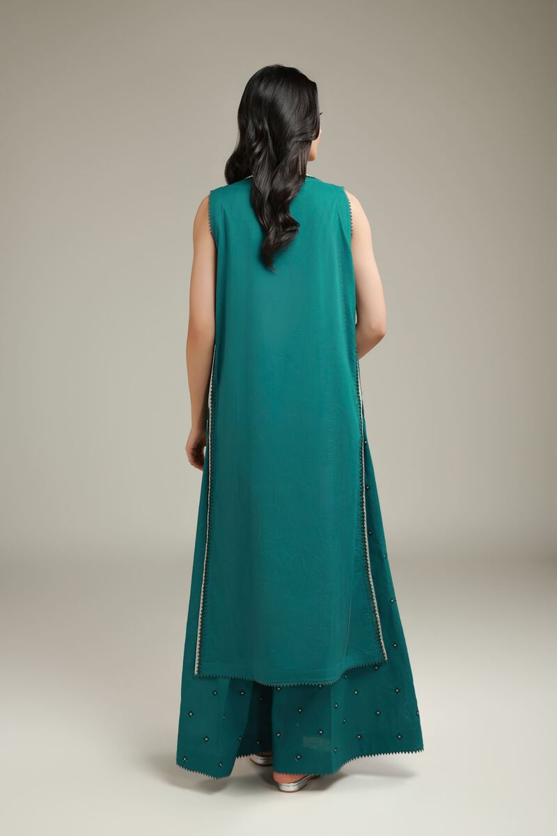 Teal Cambric Kurta