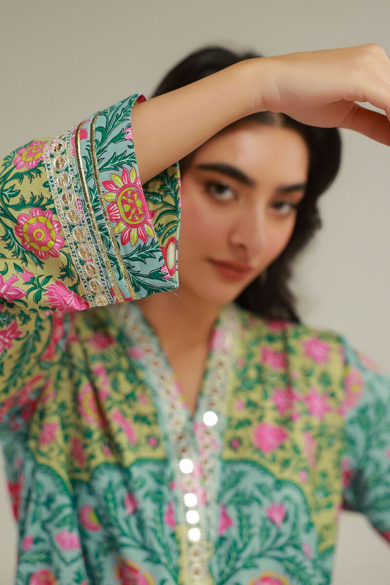 Floral Mirror Kurta