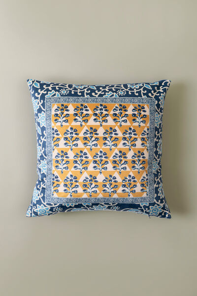 Printed Velvet 16x16in Cushion Cover