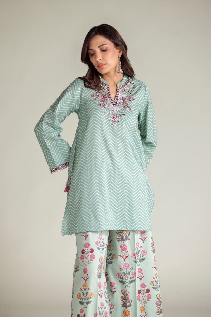 Mint Cambric Kurta