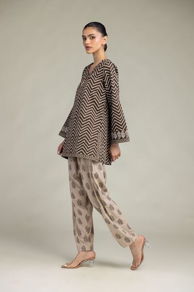 Beige Cambric Shalwar, image 1