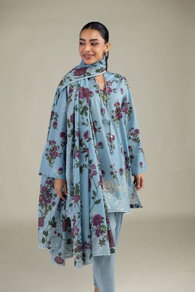 Floral Cotton Kurta, image 1