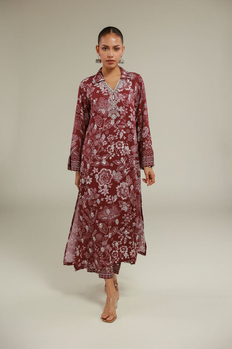 Floral Longline Kurta