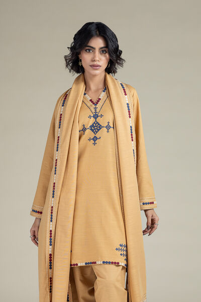 Embroidered | Khaddar
            
        Kurta