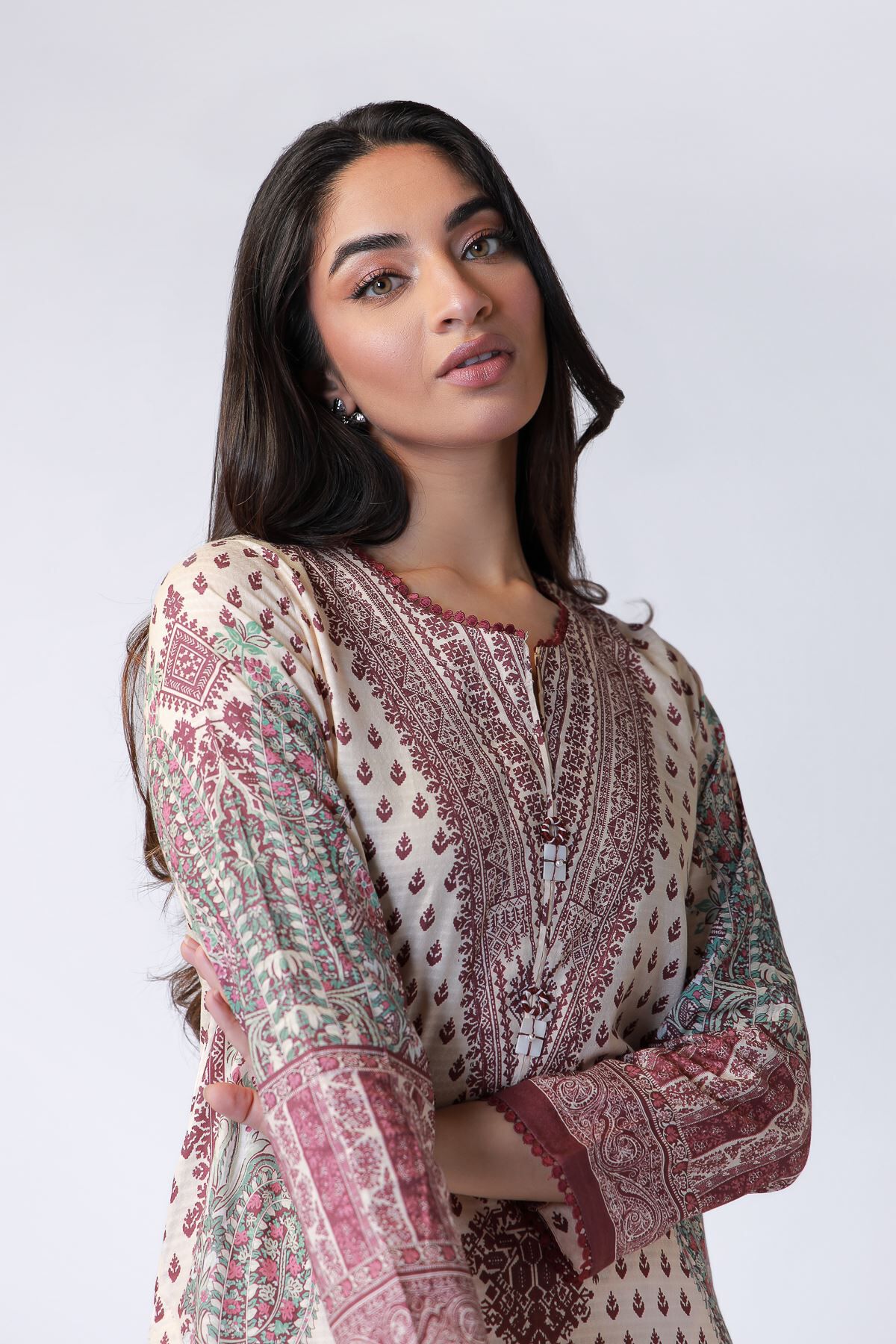 Buy Kurta | 0.0 N/A | DDNN04AA-VG_MULTI | Khaadi Pakistan