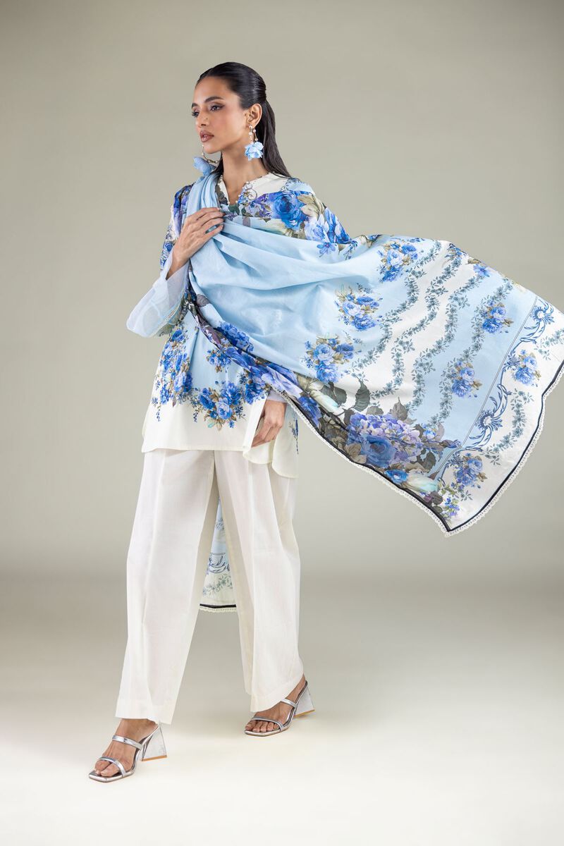 Floral Draped Dupatta