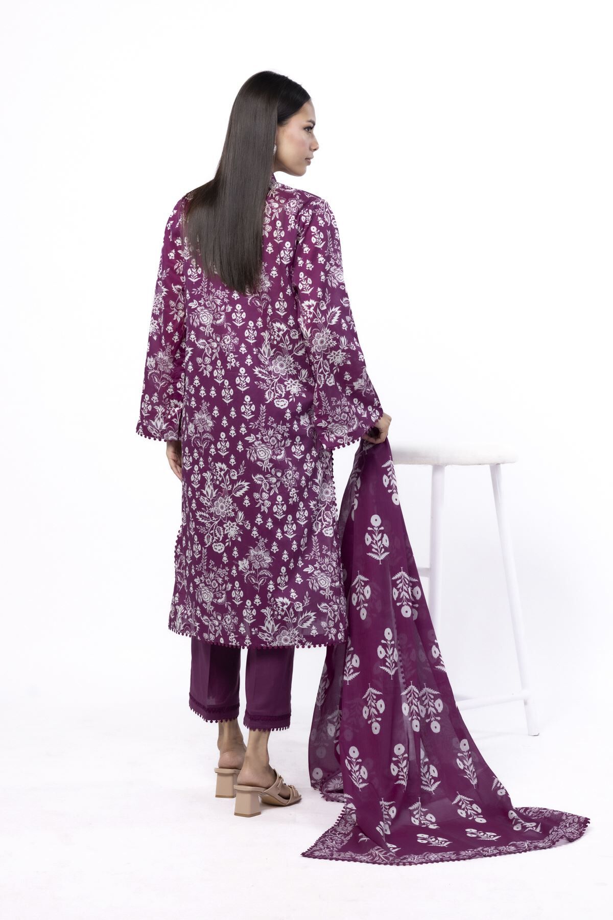 Buy Fabrics 3 Piece | 0.0 N/A | SS2511B-G-VG_MULTI | Khaadi Pakistan