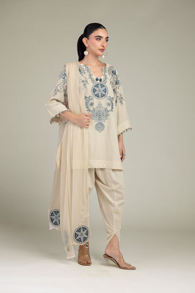 Short Silk Kurta, image 1