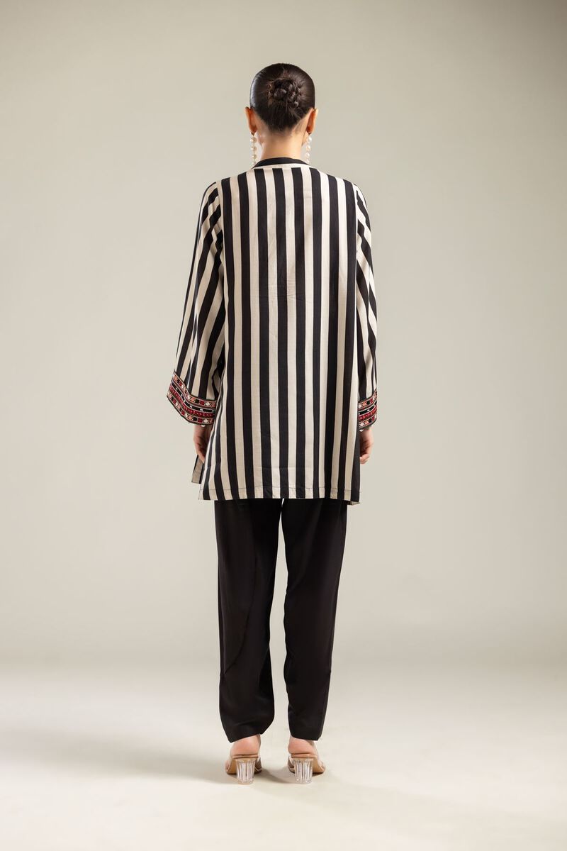 Striped Silk Kurta