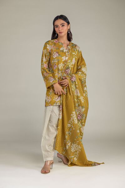 Printed Cambric Shalwar, image 1