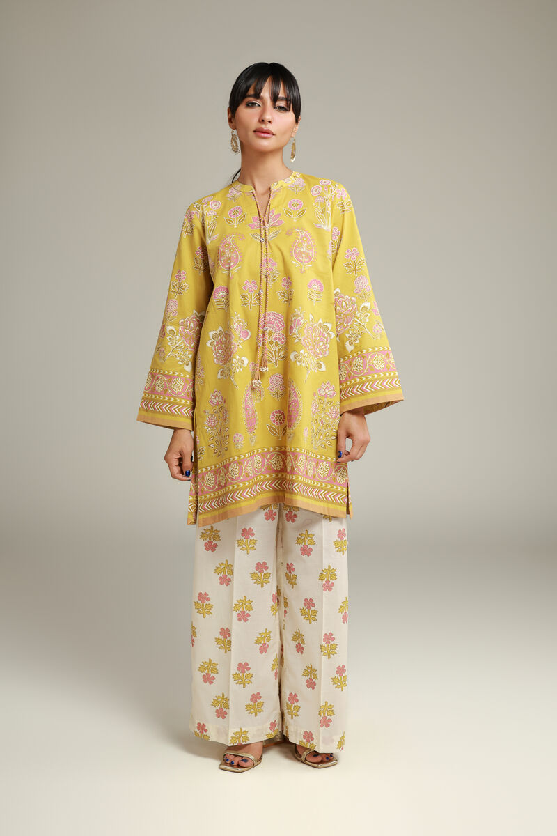 Cambric Drawstring Kurta