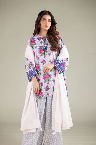 Geometric Tassel Kurta, image 1