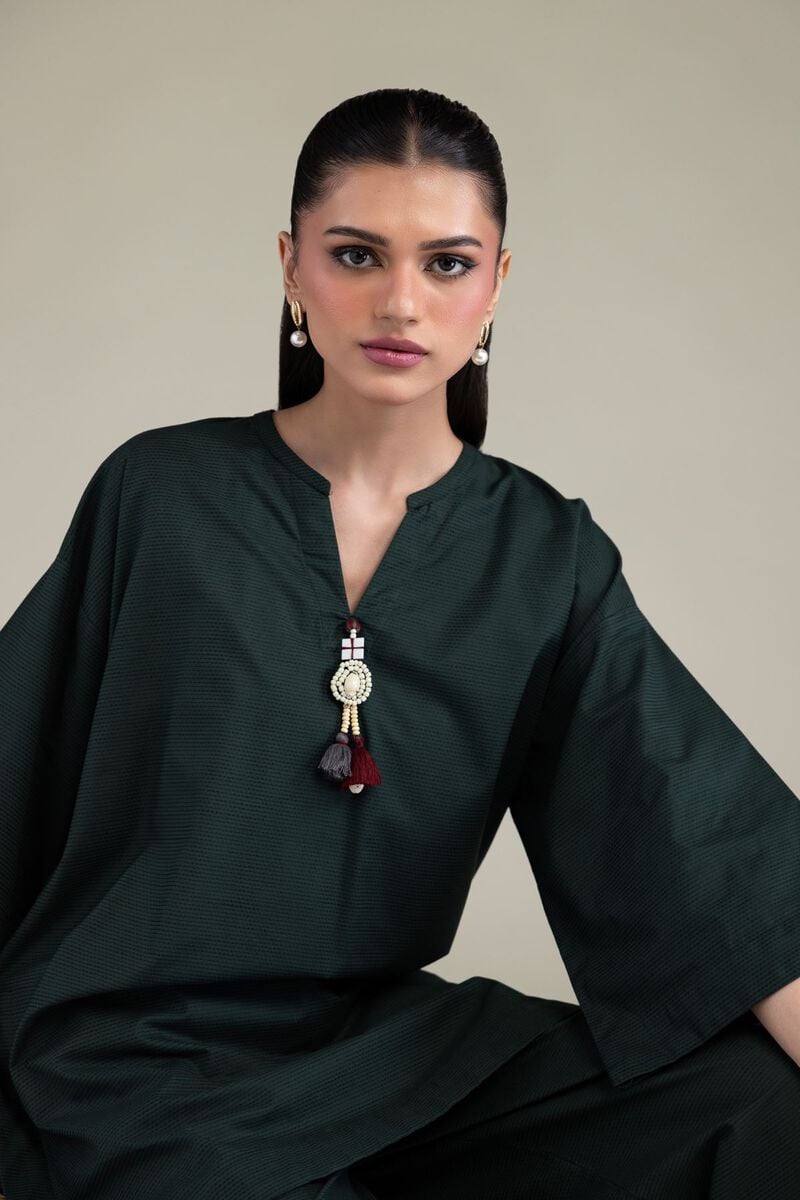 V-Neck Cotton Kurta view 2