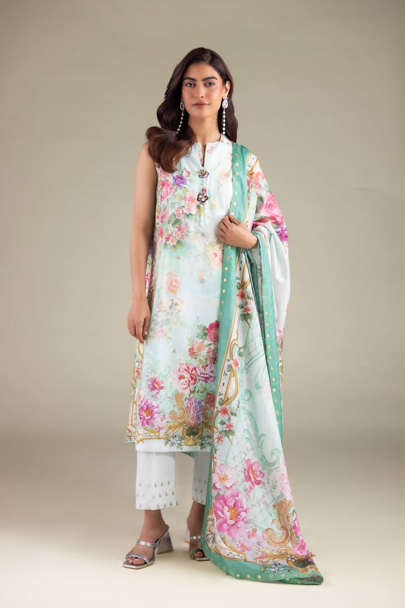 Floral Draped Dupatta