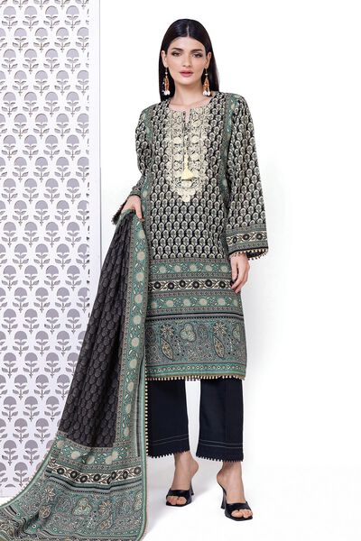 Embroidered | Light Khaddar | Fabrics 3 Piece | PKR 3,300