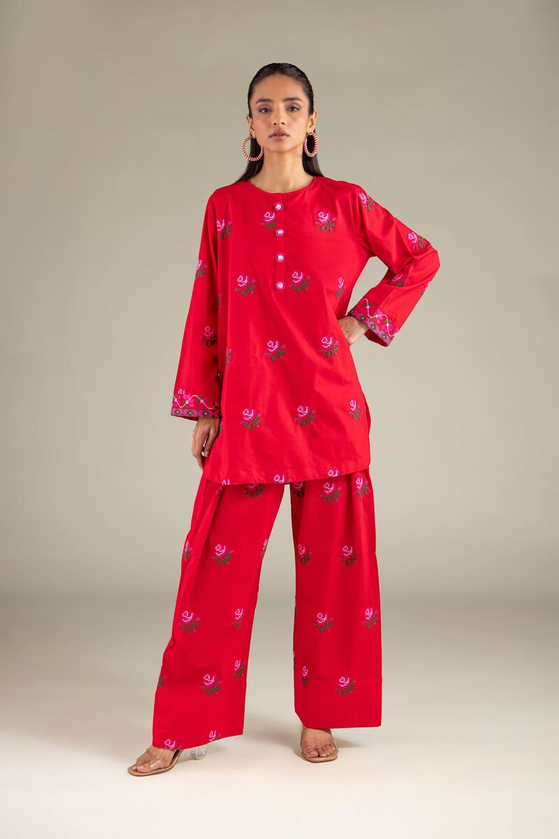 Floral Round Neck Kurta