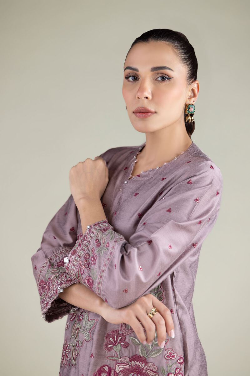 Floral Threadwork Kurta