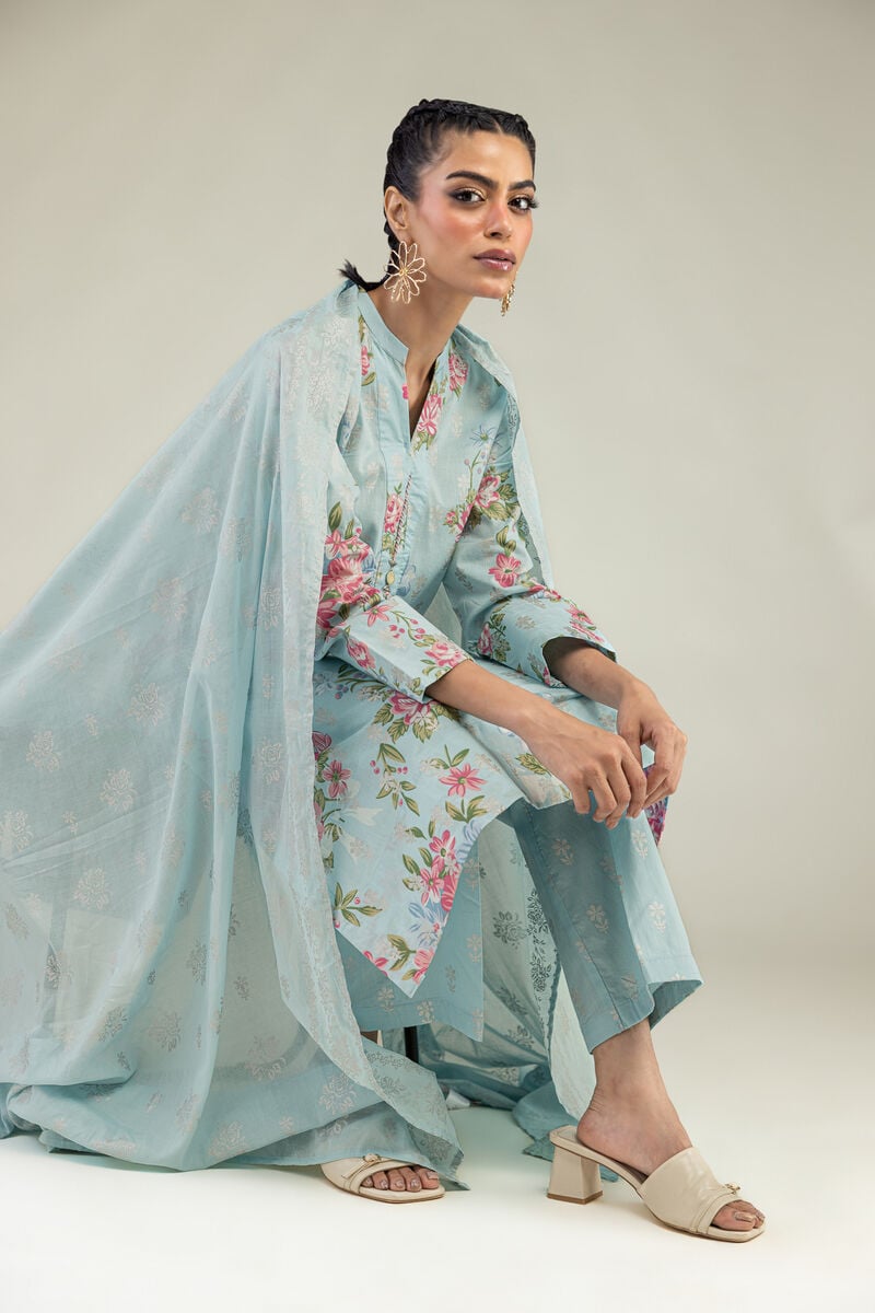 Floral Lawn Dupatta