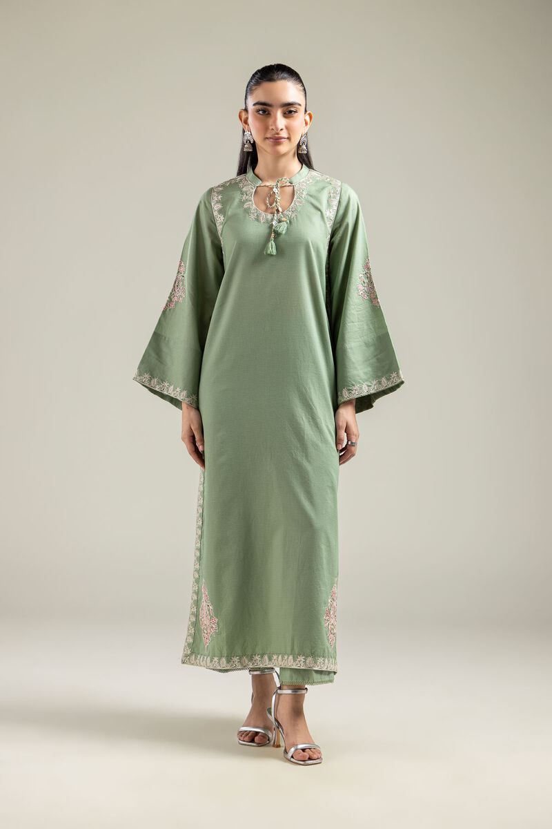 Floral Embroidered Kurta