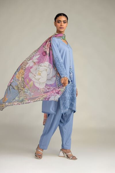 Raw Silk Shalwar, image 1