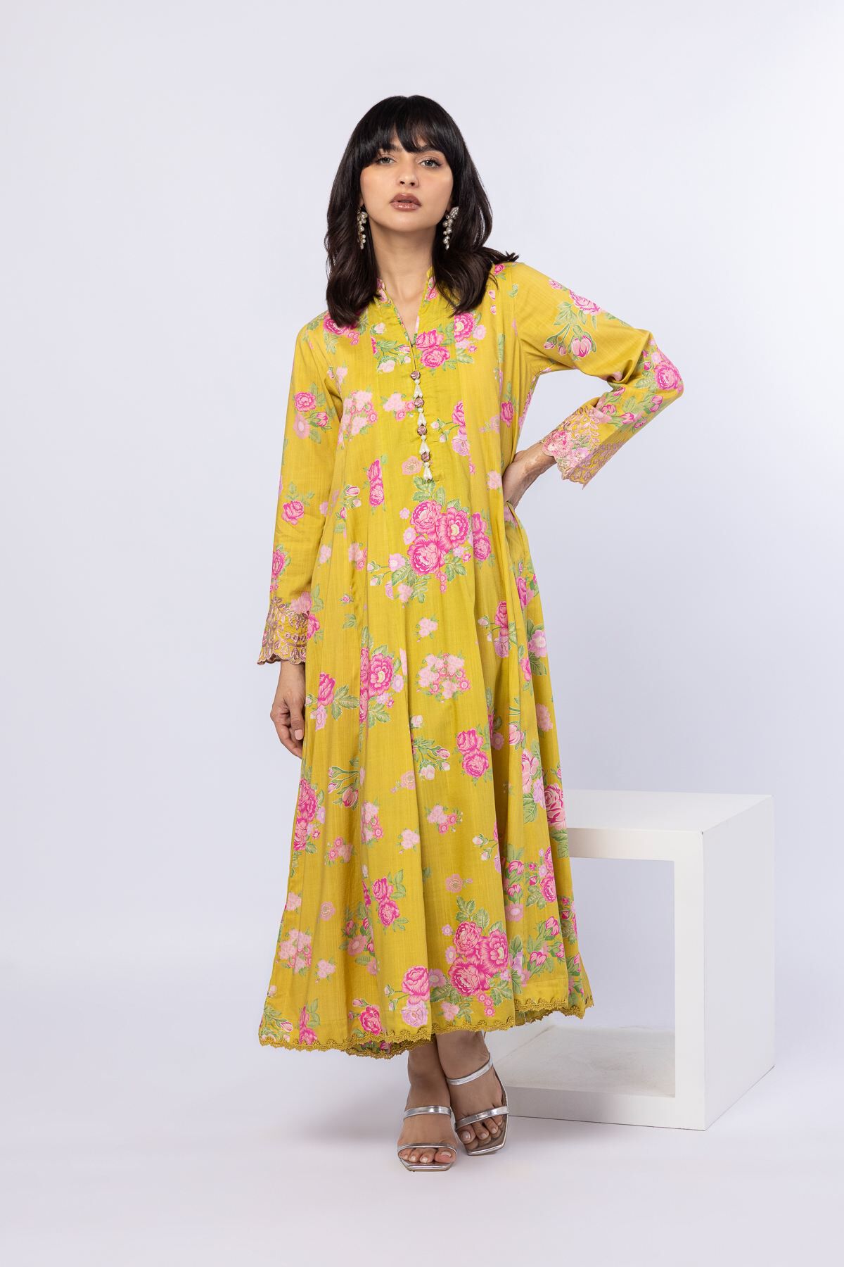 Buy Kurta | 0.0 N/A | 25-05S23-04TB-VG_MULTI | Khaadi Pakistan