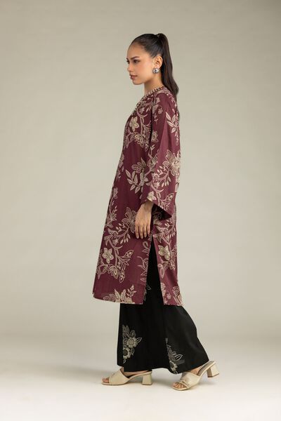 Black Floral Pants, image 1