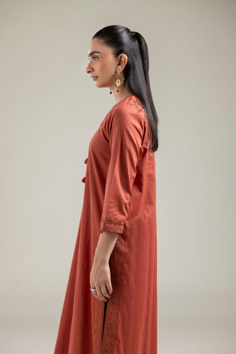 Solid Longline Kurta