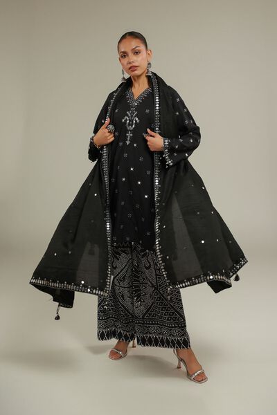 Black Wide-Leg Pants, image 1