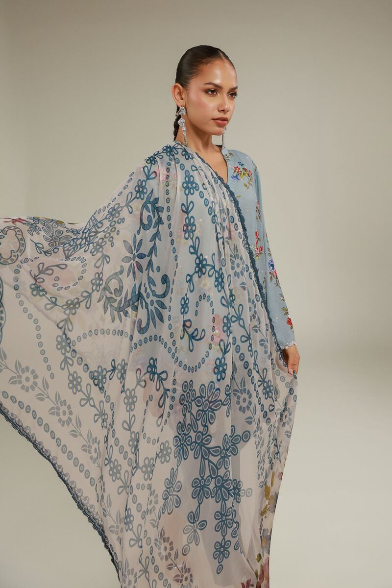 Floral Draped Dupatta
