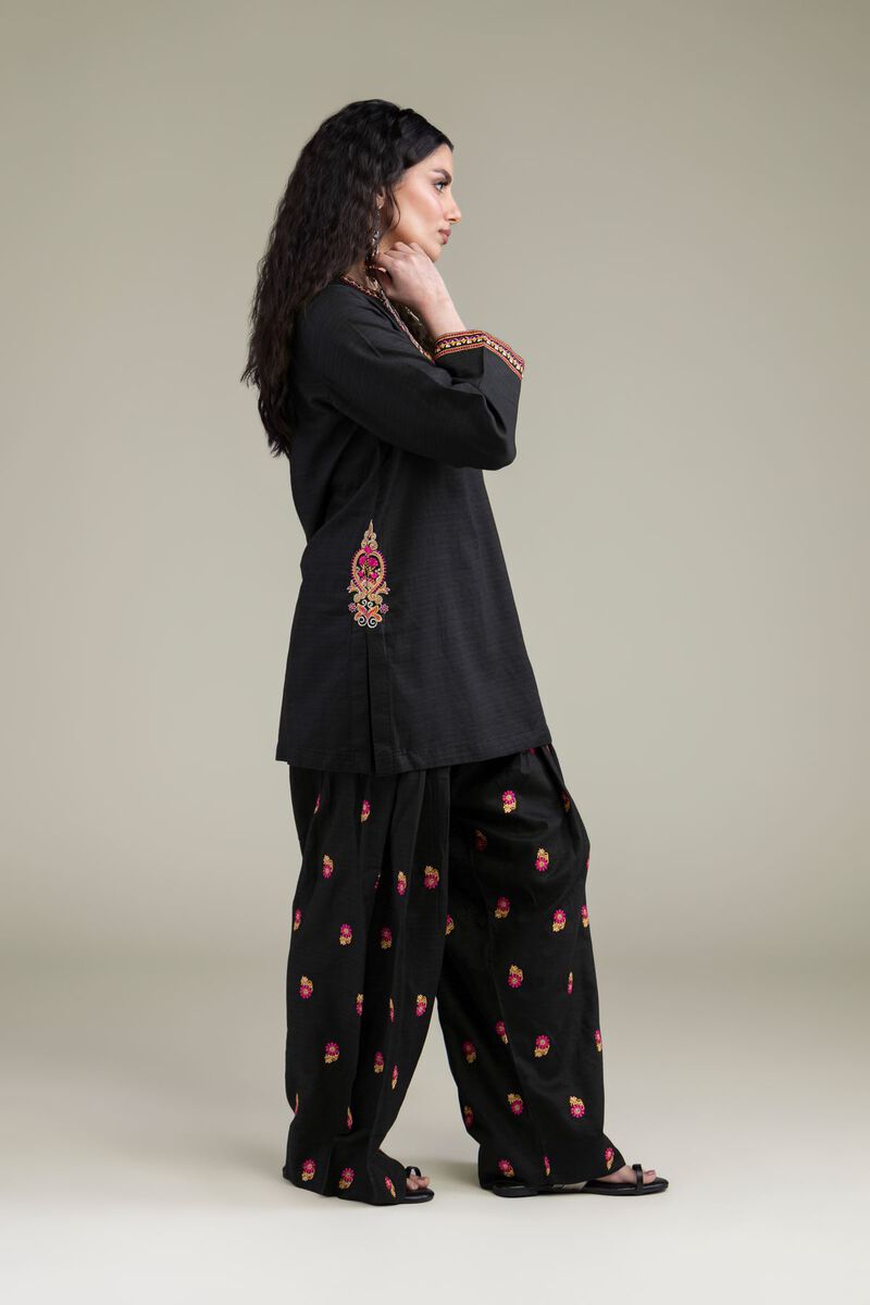 Black Cotton Shalwar