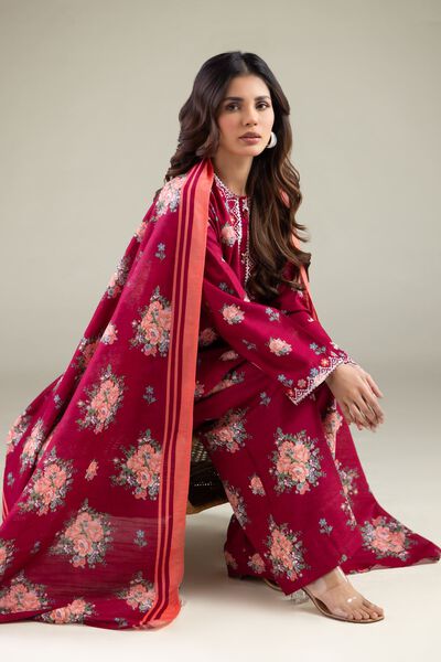 All-Season Striped Dupatta, image 1