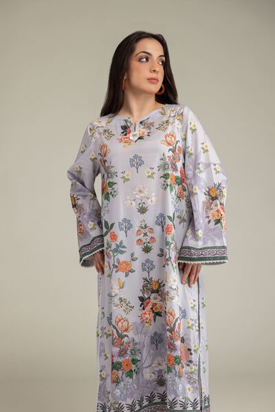 Embroidered Cambric Cambric Tailored 2-Piece