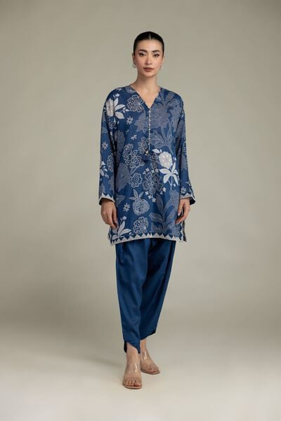 Embroidered Cambric Fabrics 2 Piece Top and Bottom