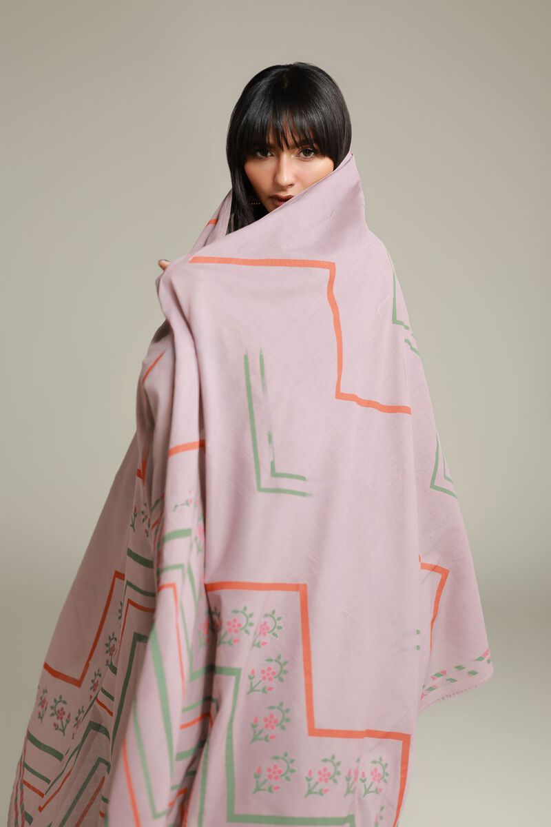 Floral Lawn Dupatta