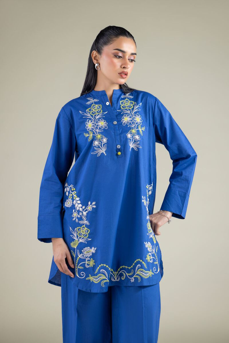 Floral Full-Sleeve Kurta