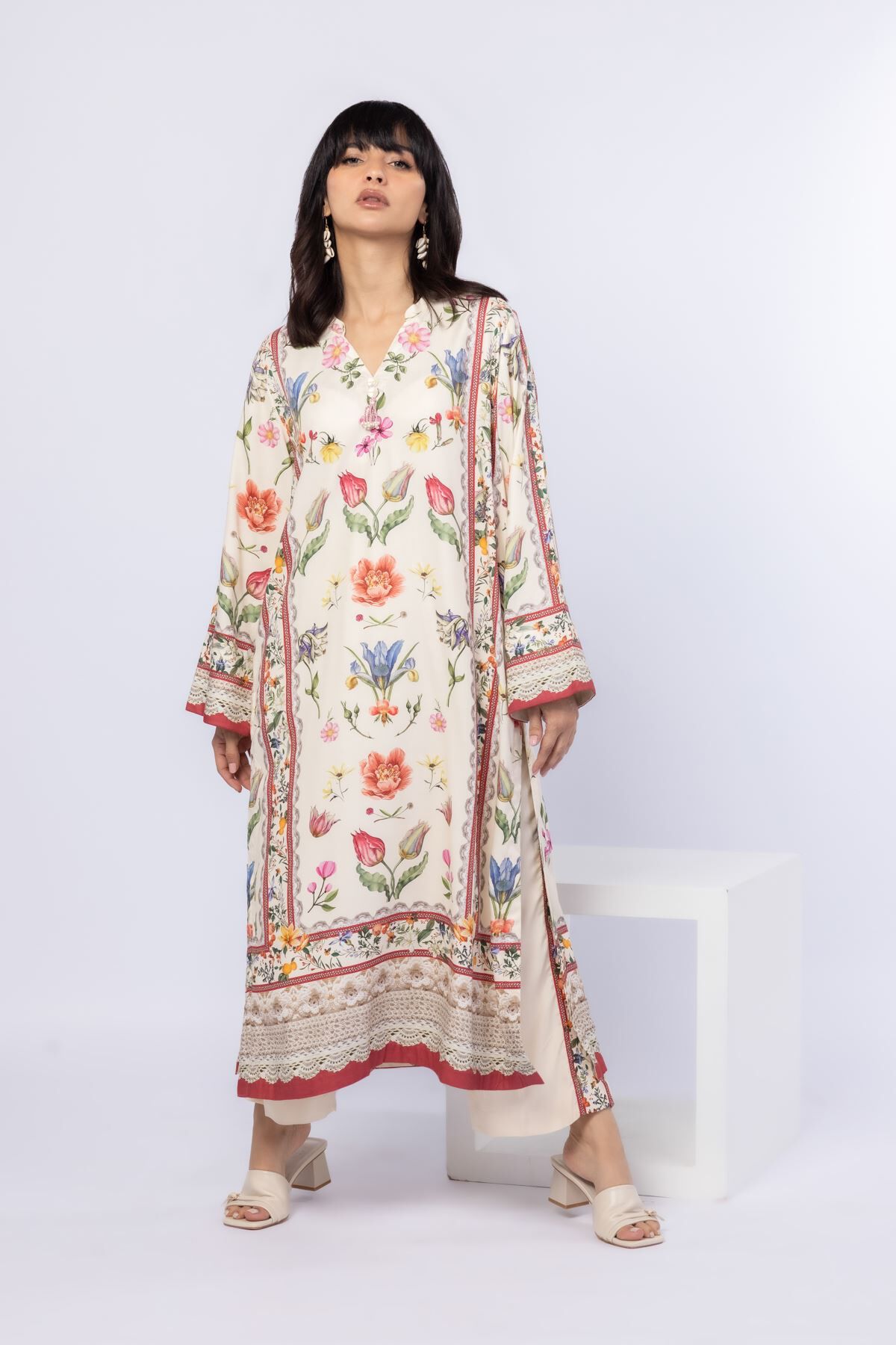 Buy Kurta | 0.0 N/A | 25-06-6E5-07TA-VG_MULTI | Khaadi Pakistan