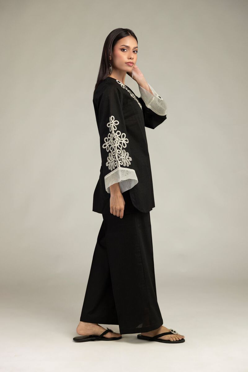 Black Cotton Pants