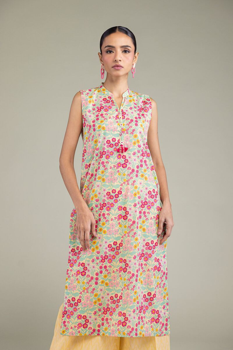 Long Sleeveless Kurta