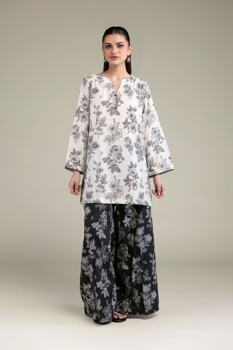 Black Cotton Pants view 2