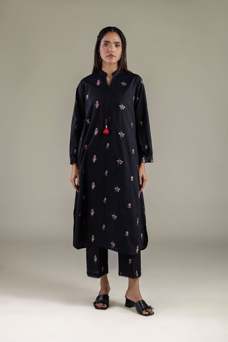 Long Floral Kurta
