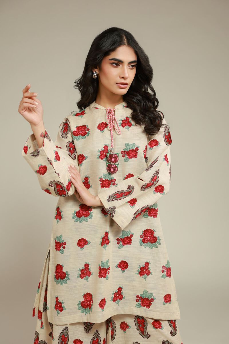 Floral Paisley Kurta