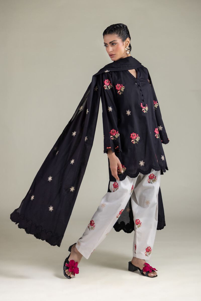 Floral Straight Shalwar