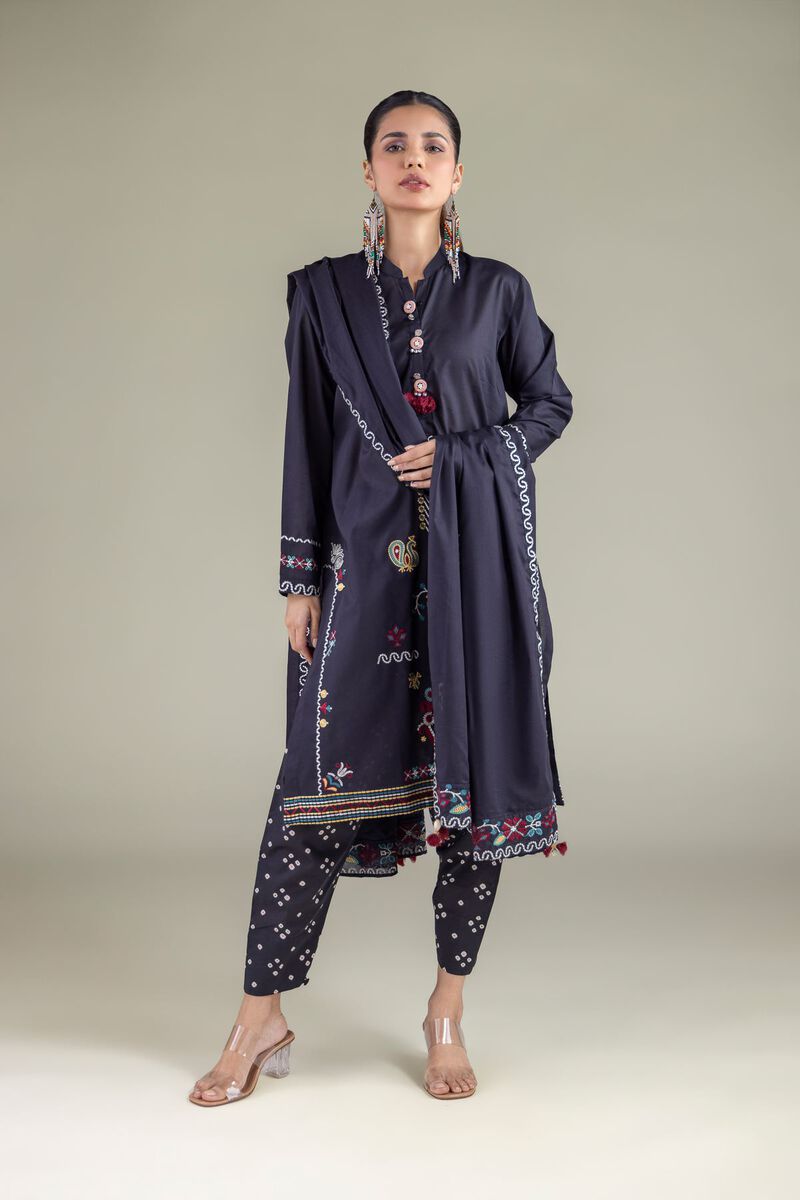 Geometric Draped Dupatta