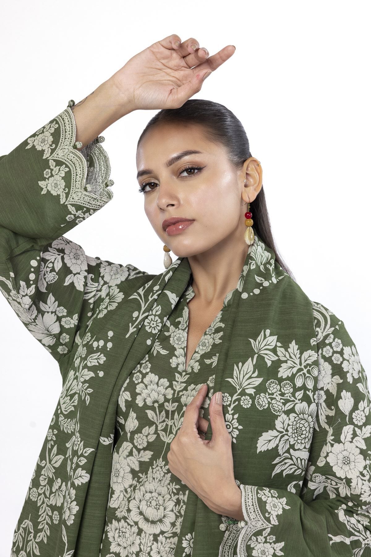 Buy Fabrics 3 Piece | 0.0 N/A | LKN93B-VG_MULTI | Khaadi Pakistan