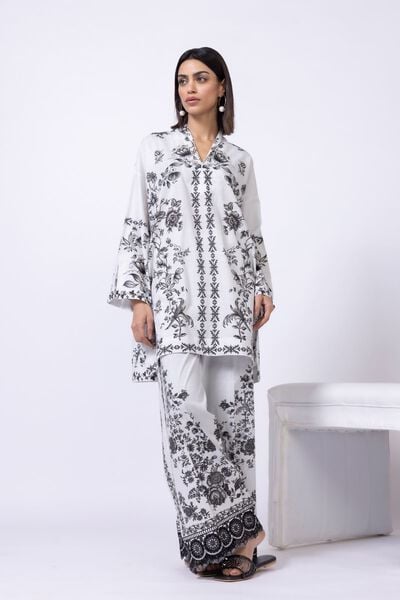 Printed | Crosshatch Poplin | Kurta | PKR 2,000