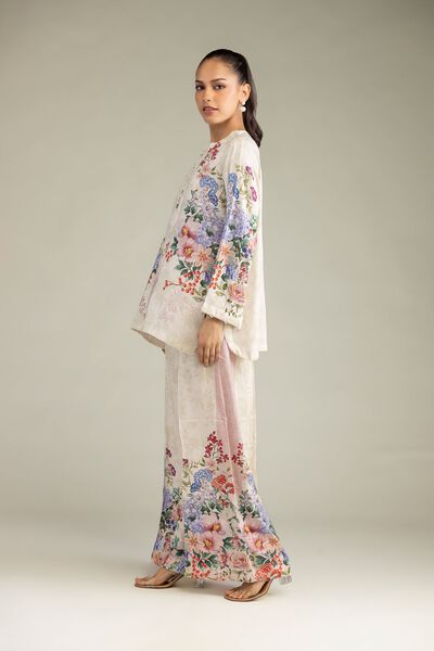 Printed Viscose Floral Viscose Pants